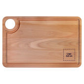 Plank met sapgeul en 'oog' beuken 34x22 cm Plank met sapgeul en 'oog' beuken 34x22 cm