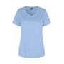 PRO Wear CARE T-shirt | v-hals | dames - Lichtblauw, 6XL