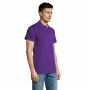 SUMMER II - SUMMER II HEREN Polo 170g - L - Donker Paars