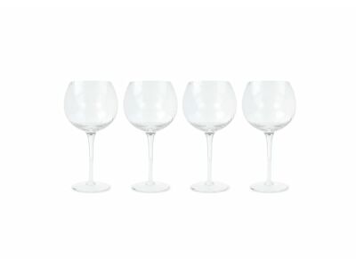 Byon Opacity set van 4 wijnglazen met stijlvol glaspatroon 470ml