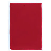Mayan gerecyclede wegwerp regenponcho met opbergtasje - Rood