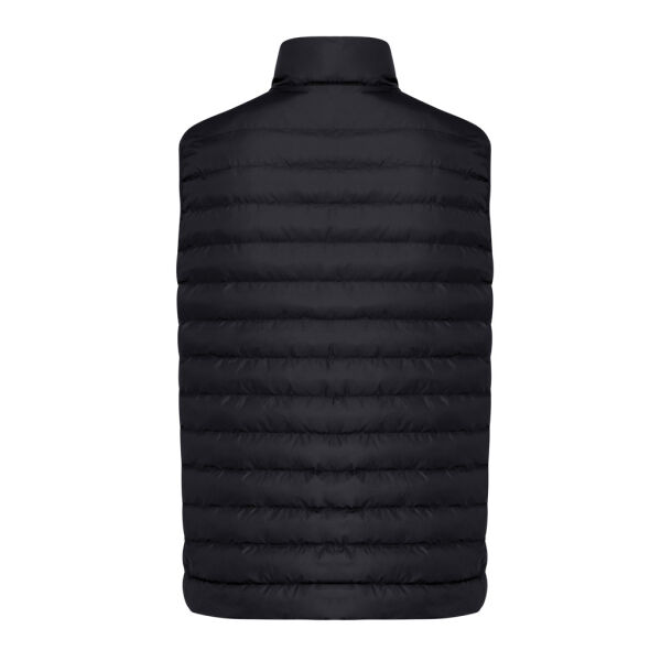Iqoniq Meru heren gerecycled polyester bodywarmer, zwart (5XL)