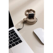 VINGA Baltimore RCS 2-in-1 draadloze 15W lader, greige