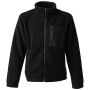Unisex Full Zip Borg Fleece Jacket, Black, XS, Ravine