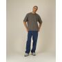 Asher - Boxy uniseks T-shirt van stevige stof - 3XL
