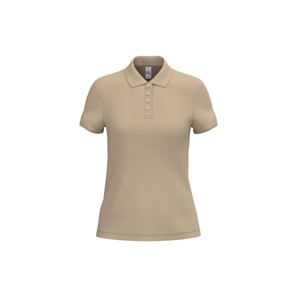 Ladies' pique polo shirt Ideal Sand XXL Ladies' pique polo shirt Ideal Sand XXL