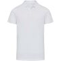 Graphite 180 g/m² unisex OCS organische polo met korte mouwen - Wit - XS