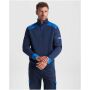 Maverick 280 g/m2 herentrui met halve rits - Lood/Oranje - S
