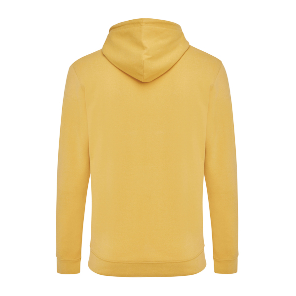 Iqoniq Jasper gerecycled katoen hoodie, ochre yellow (S)