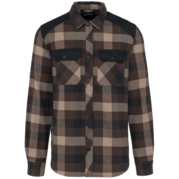 Geruit overshirt met zakken