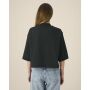 Stella Raya - Het dames cropped T-shirt van gerecycled katoen - XS