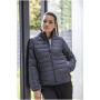 Athenas gewatteerde dames jas - Storm grey - S