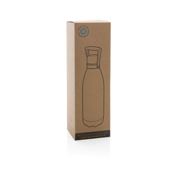 RCS gerecycled roestvrijstalen grote vacuümfles 1,5L, zwart RCS gerecycled roestvrijstalen grote vacuümfles 1,5L, zwart