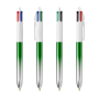 BIC® 4 Colours® Bicolor 4 Colours Bicolor BP LP Green_UP and RI white