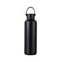 VINGA Baltimore RCS recycled SS fles 600 ML, zwart