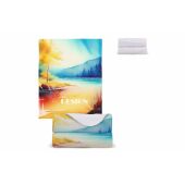 Polar fleece deken sublimation 120x150 cm 190g/m² - Wit