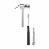 CLAW IT - Carbonstalen klauw hamer - Zilver