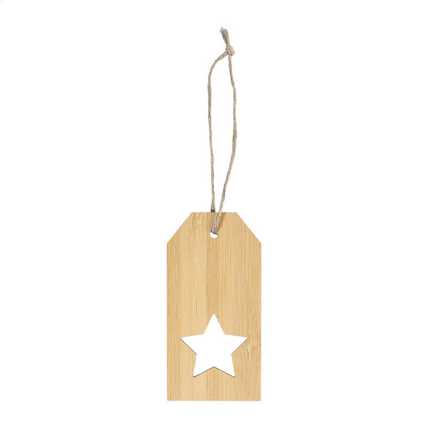 BamTag - bamboe cadeau label, ster BamTag - bamboe cadeau label, ster