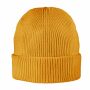 Exclusive Recycled Fine Rib Beanie, Mosterd