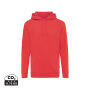 IQONIQ Jasper gerecycled katoen hoodie, luscious red (L)