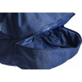 Gerecyclede polycotton (330 gsm) totepack Osric blauw