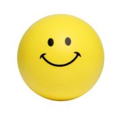 Ball with smiling face - yellow