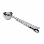 SPOONCOOP - Koffieschep met zakclip - Zilver