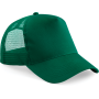 Snapback truckerpet Bottle Green / Bottle Green One Size