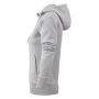 Printer Overhead Lady full zip hoo Greymelange 3XL
