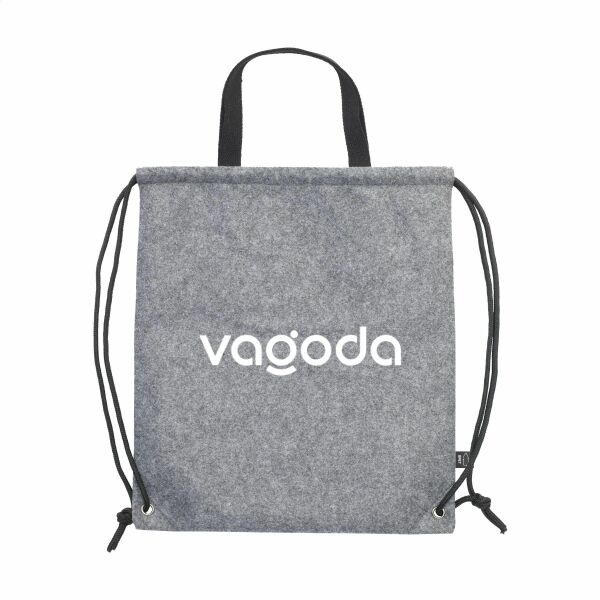 GRS RPET Felt PromoBag Plus backpack - grey GRS RPET Felt PromoBag Plus backpack - grey
