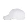 Contrasterende sandwichpet 6 panelen Oeko-Tex White/Navy one size