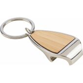 Zinklegering sleutelhanger Aria bruin Zinklegering sleutelhanger Aria bruin