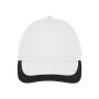 5 Panel Sports Cap white/black one size