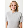 IQONIQ Yosemite gerecycled katoen pique polo, heather grey (M)