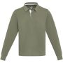 Clyde unisex organic rugbypolo sweatshirt - Groen - 2XS Clyde unisex organic rugbypolo sweatshirt - Groen - 2XS