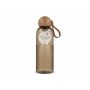 Sagaform waterfles Ture 600ml - Transparant Bruin