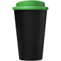 Americano® Eco 350 ml gerecyclede drinkbeker - Zwart/Groen