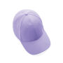 Impact AWARE™ 6 panel 280gr gerecycled katoenen cap, lavender