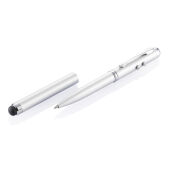 4-in-1 pen, zilver
