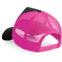 Snapback truckerpet Black / Fuchsia One Size