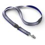 Afneembare polyester keycord met reflecterende overlay