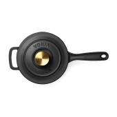 VINGA Monte geëmailleerde gietijzeren pan 1,9L, zwart