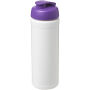 Baseline® Plus 750 ml sportfles met flipcapdeksel - Wit/Paars
