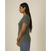 Stella Expresser 2.0 - Dagelijks fitted T-overhemd met een vrouwelijk cut - Khaki (3XL)