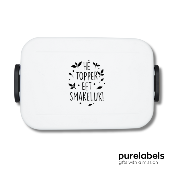Lunchtrommel Mepal | Eet smakelijk topper | Origineel relatiegeschenk