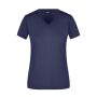 Ladies' Slim Fit V-T navy S