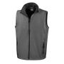 Core Printable Softshell Bodywarmer Charcoal/Black M