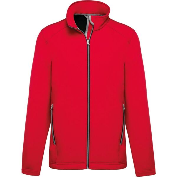 2-laagse herensoftshelljas red S 2-laagse herensoftshelljas red S