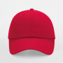 Low Profil pet met 6 panelen. Classic Red One Size