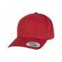 5-Panel Curved Classic Snapback mars red one size